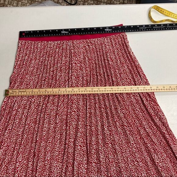 VINCE CAMUTO Women’s Maxi Skirt Size Large, Pink & Ivory - Picture 7 of 9